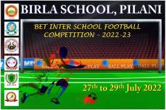 BET Inter School Football Competition (27 – 29 July, 2022)